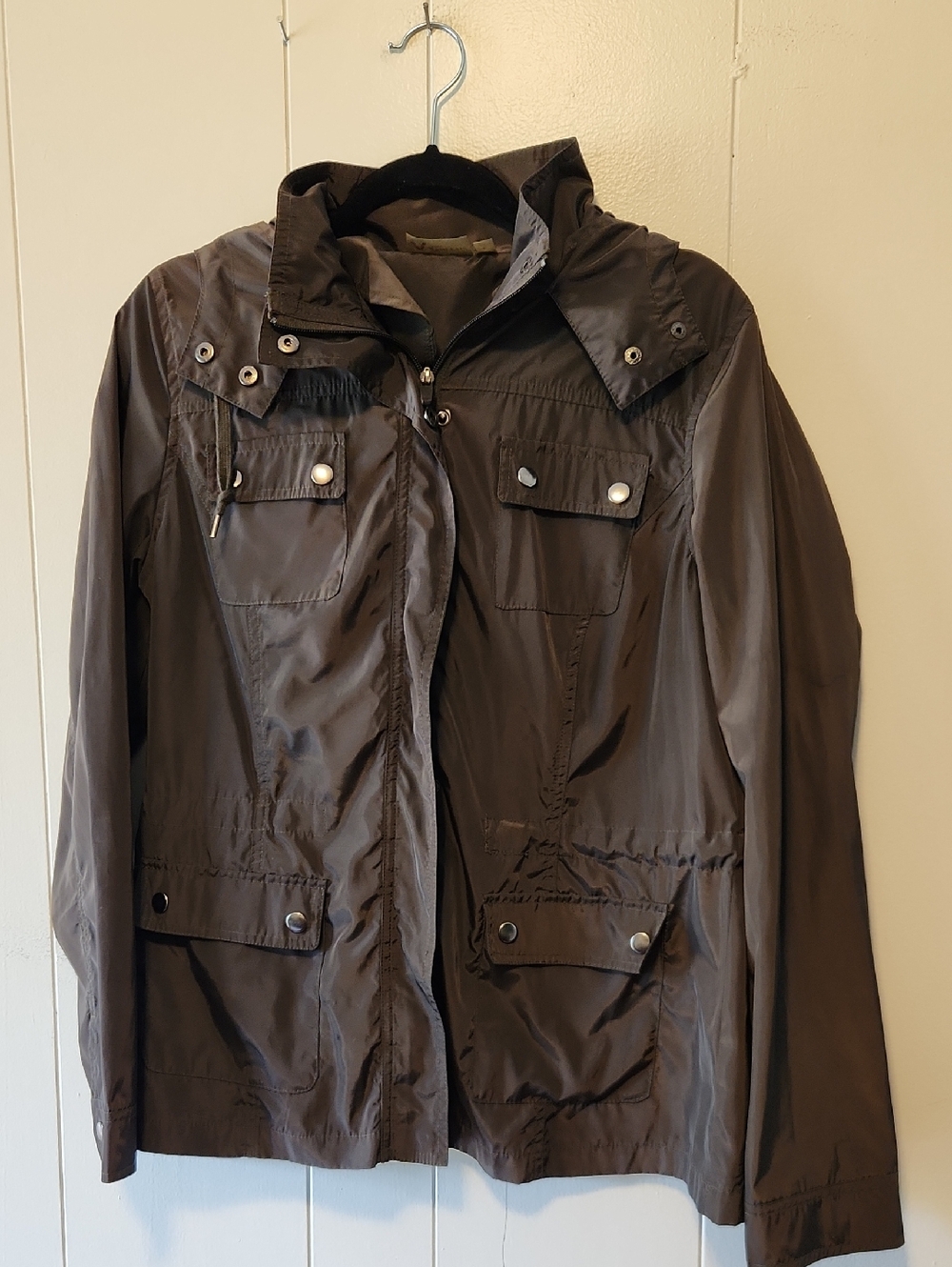 Womens Lightweight Dark Green Jacket Size L